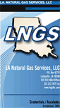 Mobile Screenshot of lngsllc.com